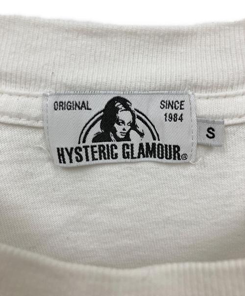 Hysteric Glamour（ヒステリックグラマー）Hysteric Glamour (ヒステリックグラマー) METAL POLISH Tシャツ ホワイト サイズ:Sの古着・服飾アイテム