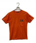 Hysteric Glamourヒステリックグラマー）の古着「Tシャツ」｜オレンジ