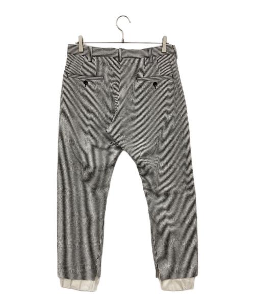 sulvam（サルバム）sulvam (サルバム) ストライプパンツ ホワイト サイズ:Mの古着・服飾アイテム
