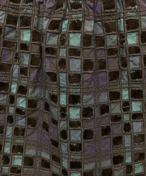 sacai（サカイ）sacai (サカイ) ノースリーブブラウス ネイビー×ブラック サイズ:19の古着・服飾アイテム