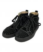 Christian Louboutinクリスチャン・ルブタン）の古着「ハイカットスニーカー」｜ブラック