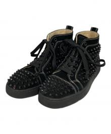 Christian Louboutin（クリスチャン・ルブタン）の古着「ハイカットスニーカー」｜ブラック