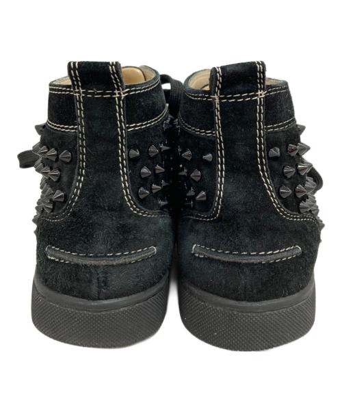 Christian Louboutin（クリスチャン・ルブタン）Christian Louboutin (クリスチャン・ルブタン) ハイカットスニーカー ブラック サイズ:37の古着・服飾アイテム
