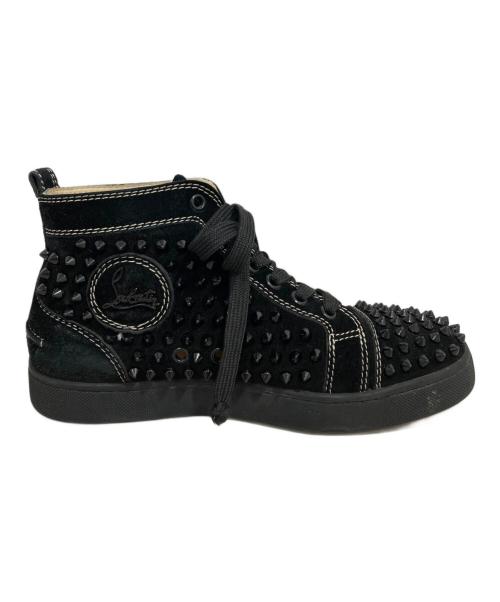 Christian Louboutin（クリスチャン・ルブタン）Christian Louboutin (クリスチャン・ルブタン) ハイカットスニーカー ブラック サイズ:37の古着・服飾アイテム
