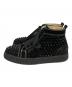 Christian Louboutin (クリスチャン・ルブタン) ハイカットスニーカー ブラック サイズ:37：14000円