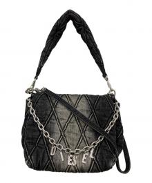 DIESEL（ディーゼル）の古着「CHARM‐Dデニムショルダーバッグ」｜ブラック