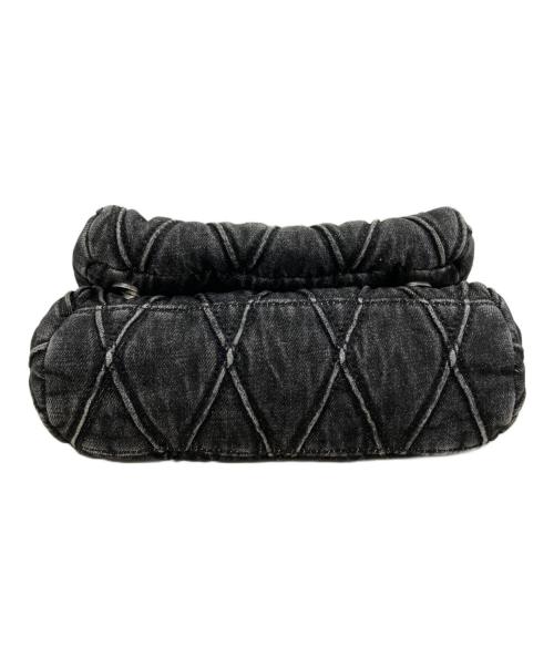 DIESEL（ディーゼル）DIESEL (ディーゼル) CHARM‐Dデニムショルダーバッグ ブラックの古着・服飾アイテム