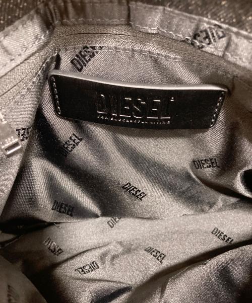 DIESEL（ディーゼル）DIESEL (ディーゼル) CHARM‐Dデニムショルダーバッグ ブラックの古着・服飾アイテム