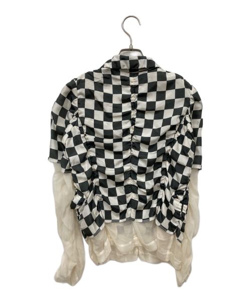 COMME des GARCONS COMME des GARCONS（コムデギャルソン コムデギャルソン）COMME des GARCONS COMME des GARCONS (コムデギャルソン コムデギャルソン) レイヤードシャツ グレー サイズ:Sの古着・服飾アイテム