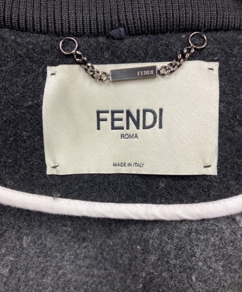 FENDI（フェンディ）FENDI (フェンディ) ポンチョ グレー サイズ:Mの古着・服飾アイテム