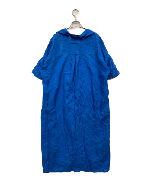 ticca（ティッカ）TICCA (ティッカ) 半袖ワンピース ブルー サイズ:Fの古着・服飾アイテム