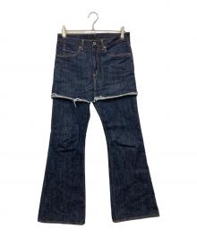 KAPITAL（キャピタル）の古着「14ozデニム 5P APRON-SKOUSER ブーツカット」｜インディゴ