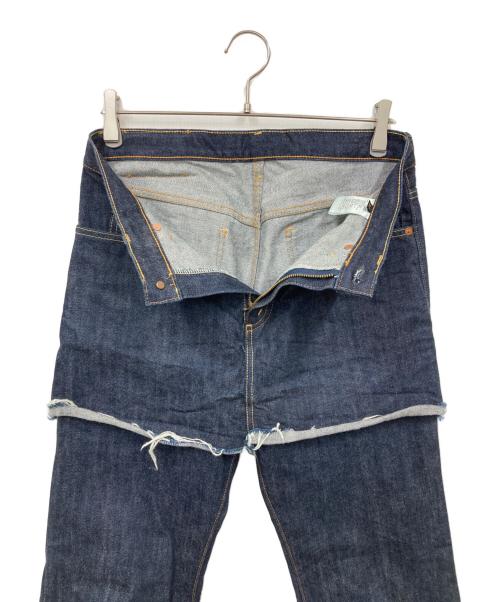 KAPITAL（キャピタル）KAPITAL (キャピタル) 14ozデニム 5P APRON-SKOUSER ブーツカット インディゴ サイズ:32の古着・服飾アイテム