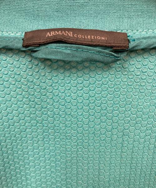 ARMANI COLLEZIONI（アルマーニ コレツィオーニ）ARMANI COLLEZIONI (アルマーニ コレツィオーニ) ブルゾン グリーン サイズ:50の古着・服飾アイテム