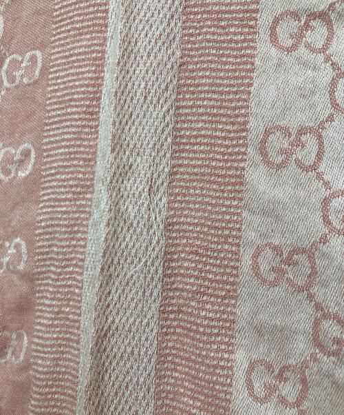 GUCCI（グッチ）GUCCI (グッチ) スカーフ ピンクの古着・服飾アイテム