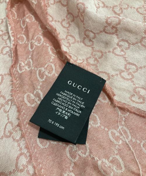 GUCCI（グッチ）GUCCI (グッチ) スカーフ ピンクの古着・服飾アイテム