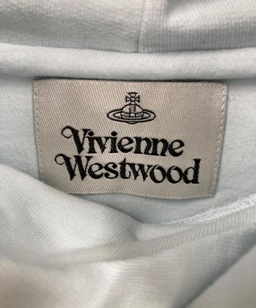 Vivienne Westwood（ヴィヴィアンウエストウッド）Vivienne Westwood (ヴィヴィアンウエストウッド) オーブ刺繍パーカー スカイブルー サイズ:Sの古着・服飾アイテム