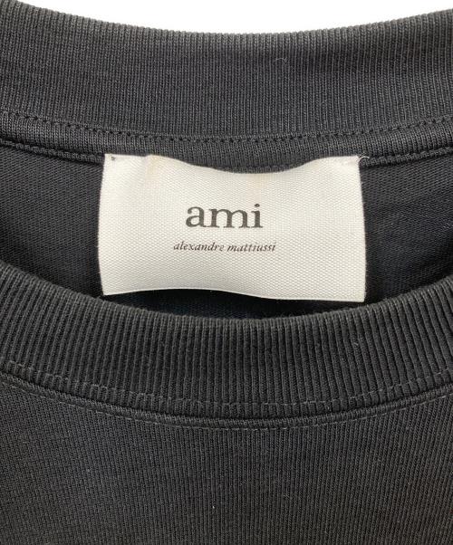 AMI PARIS（アミ パリス）AMI PARIS (アミ パリス) Ami de Coeurロングカットソー ブラック サイズ:Mの古着・服飾アイテム