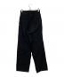 AURALEE (オーラリー) wool cotton linen ox onetuck slacks ブラック：18000円
