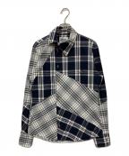 Vivienne Westwoodヴィヴィアンウエストウッド）の古着「変形シャツ」｜ネイビー