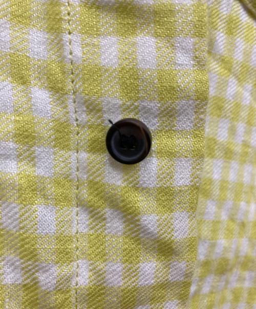Acne studios（アクネ ストゥディオズ）ACNE STUDIOS (アクネ ストゥディオズ) ATLENT PICNIC リネンチェックシャツ イエロー サイズ:46の古着・服飾アイテム
