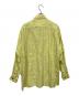 ACNE STUDIOS (アクネ ストゥディオズ) ATLENT PICNIC リネンチェックシャツ イエロー サイズ:46：10000円