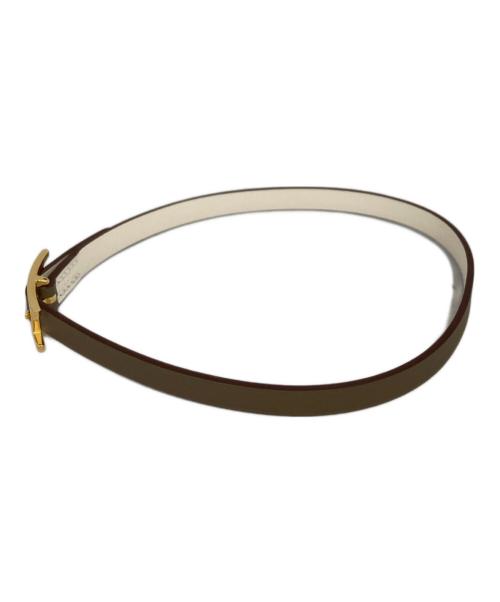 HERMES（エルメス）HERMES (エルメス) Hapi3 bracelet ベージュの古着・服飾アイテム