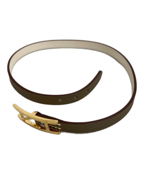 HERMES（エルメス）HERMES (エルメス) Hapi3 bracelet ベージュの古着・服飾アイテム