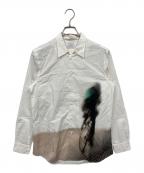 PAUL SMITHポールスミス）の古着「Cyclist Placement Shirt」｜ネイビー