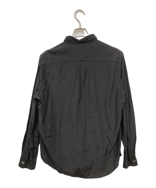 PAUL SMITH（ポールスミス）Paul Smith (ポールスミス) エンブロイダリー ボタニカル カジュアルシャツ ブラック サイズ:MEDIUMの古着・服飾アイテム
