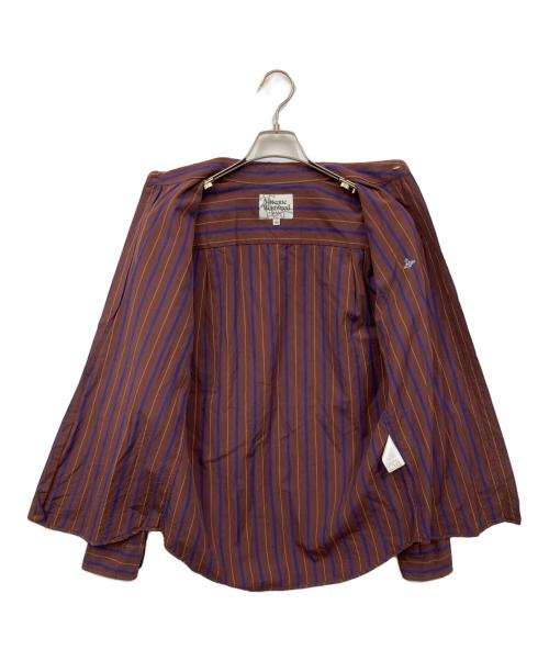 Vivienne Westwood man（ヴィヴィアン ウェストウッド マン）Vivienne Westwood man (ヴィヴィアン ウェストウッド マン) シャツ ブラウン サイズ:48の古着・服飾アイテム