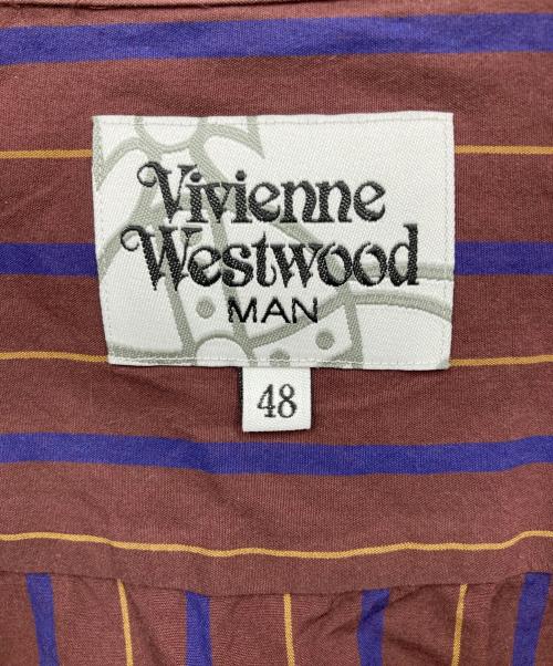 Vivienne Westwood man（ヴィヴィアン ウェストウッド マン）Vivienne Westwood man (ヴィヴィアン ウェストウッド マン) シャツ ブラウン サイズ:48の古着・服飾アイテム