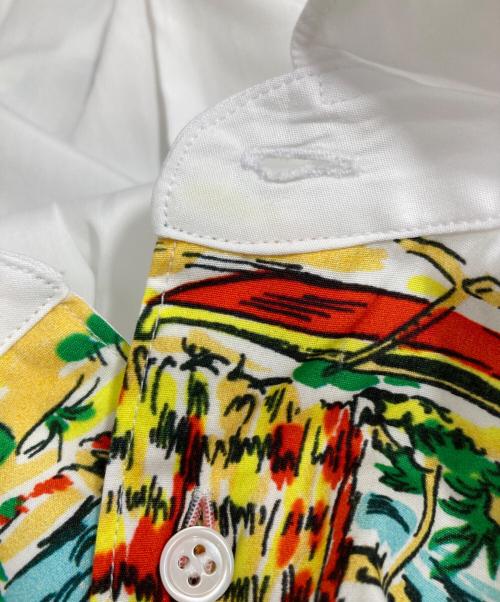 COMME des GARCONS SHIRT（コムデギャルソンシャツ）COMME des GARCONS SHIRT (コムデギャルソンシャツ) プリント シャツ ホワイト サイズ:Sの古着・服飾アイテム
