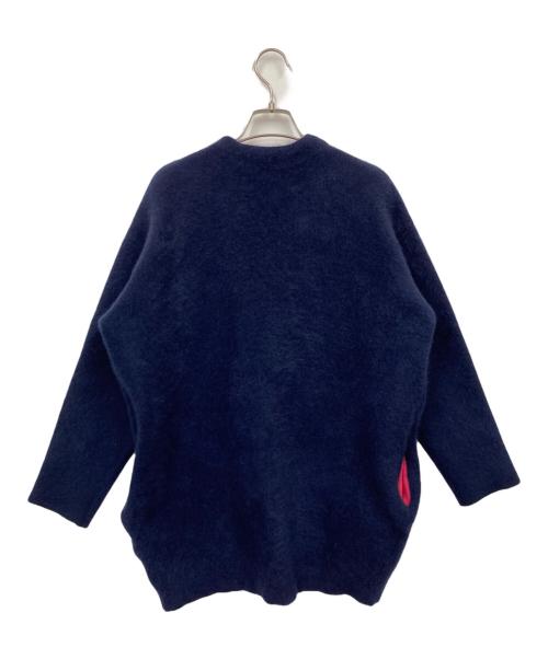 ELENDEEK（エレンディーク）ELENDEEK (エレンディーク) RACOON MIX WCD ネイビー サイズ:Fの古着・服飾アイテム