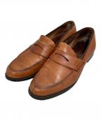 Crockett & Jones×Paul Smith COLLECTIONクロケット＆ジョーンズ×ポールスミス コレクション）の古着「コインローファー」｜ブラウン
