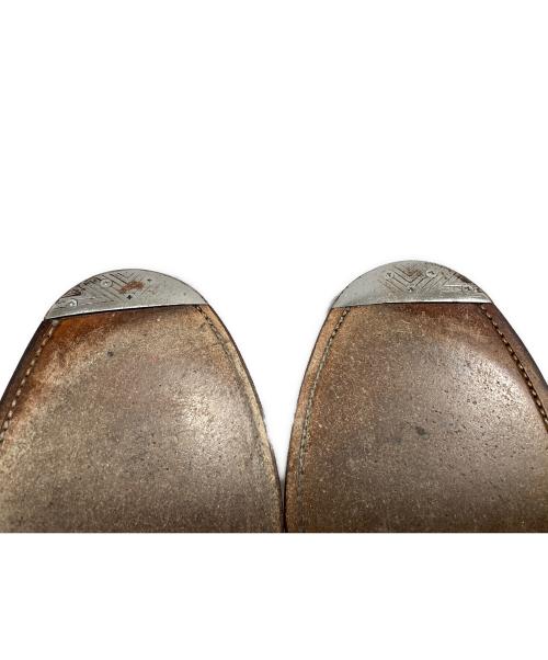 Crockett & Jones（クロケット＆ジョーンズ）Crockett & Jones (クロケット＆ジョーンズ) Paul Smith COLLECTION (ポールスミス コレクション) コインローファー ブラウン サイズ:記載なしの古着・服飾アイテム