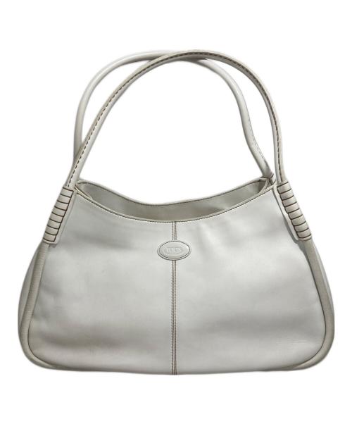 TOD'S（トッズ）TOD'S (トッズ) ワンショルダーバッグ ホワイトの古着・服飾アイテム