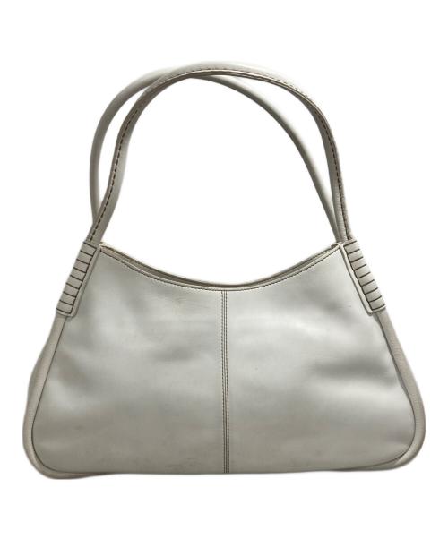 TOD'S（トッズ）TOD'S (トッズ) ワンショルダーバッグ ホワイトの古着・服飾アイテム