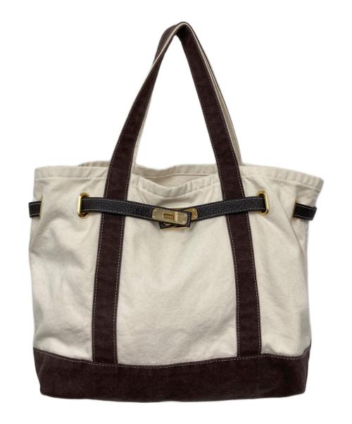 SITA PARANTICA（シータパランティカ）sita parantica (シータパランティカ) トートバッグ ホワイトの古着・服飾アイテム