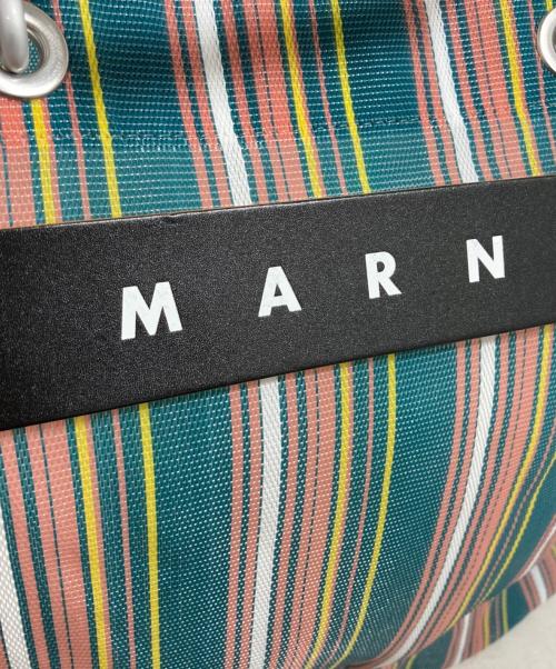MARNI（マルニ）MARNI (マルニ) フラワーカフェトートバッグ グリーンの古着・服飾アイテム
