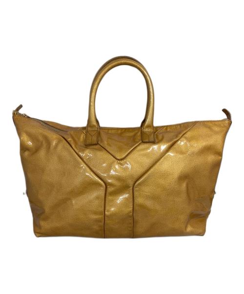 Yves Saint Laurent（イヴサンローラン）Yves Saint Laurent (イヴサンローラン) イージーボストンバッグ イエローの古着・服飾アイテム