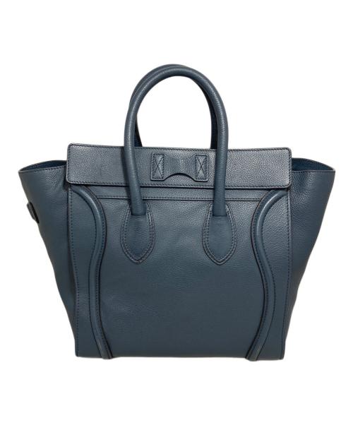 CELINE（セリーヌ）CELINE (セリーヌ) ラゲージマイクロショッパー ネイビーの古着・服飾アイテム