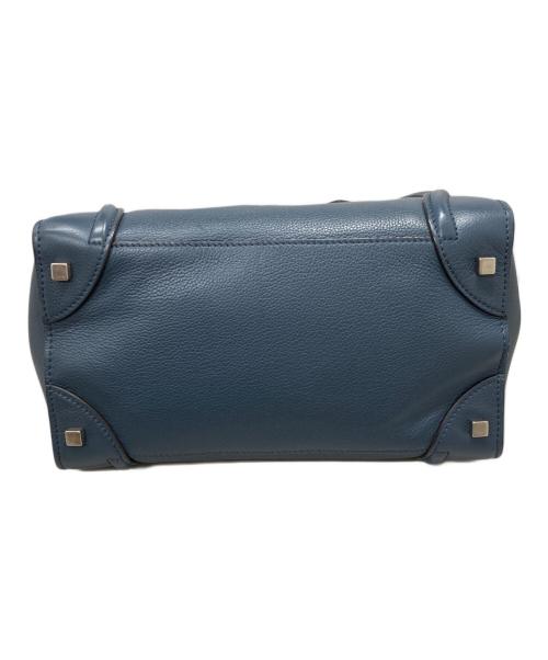 CELINE（セリーヌ）CELINE (セリーヌ) ラゲージマイクロショッパー ネイビーの古着・服飾アイテム