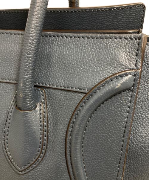 CELINE（セリーヌ）CELINE (セリーヌ) ラゲージマイクロショッパー ネイビーの古着・服飾アイテム