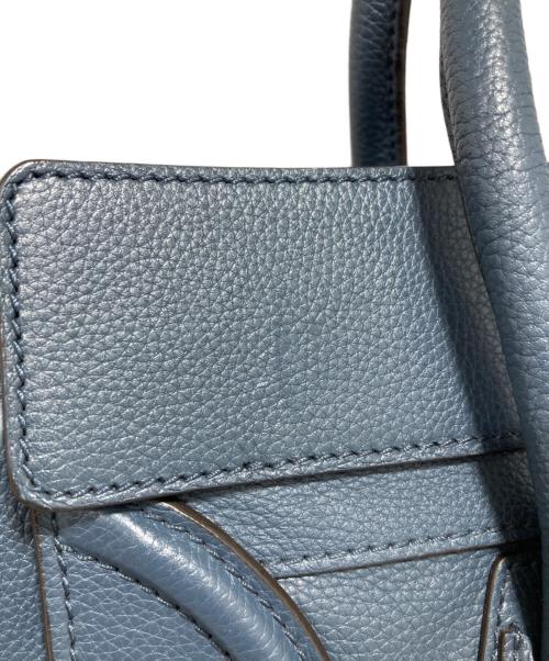CELINE（セリーヌ）CELINE (セリーヌ) ラゲージマイクロショッパー ネイビーの古着・服飾アイテム