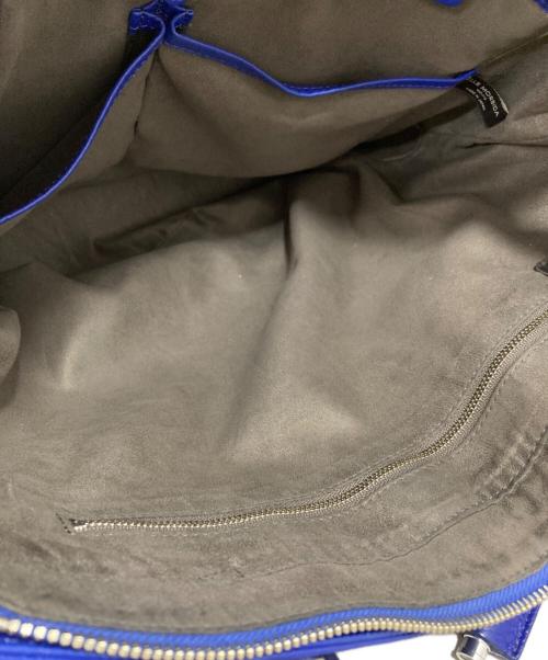 PELLE MORBIDA（ペッレモルビダ）PELLE MORBIDA (ペッレモルビダ) トートバッグ ブルーの古着・服飾アイテム