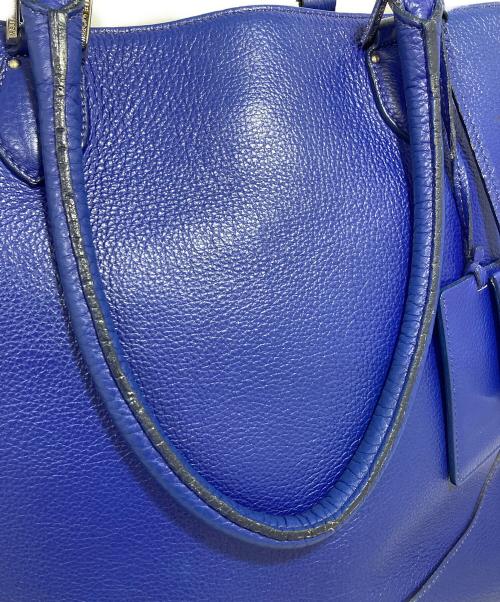 PELLE MORBIDA（ペッレモルビダ）PELLE MORBIDA (ペッレモルビダ) トートバッグ ブルーの古着・服飾アイテム