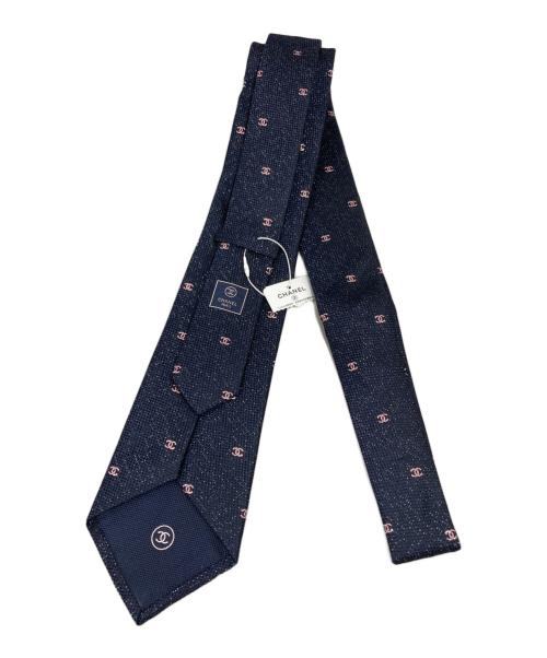 CHANEL（シャネル）CHANEL (シャネル) ネクタイ ネイビー サイズ:　 未使用品の古着・服飾アイテム