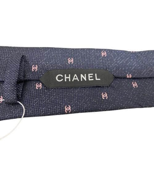 CHANEL（シャネル）CHANEL (シャネル) ネクタイ ネイビー サイズ:　 未使用品の古着・服飾アイテム