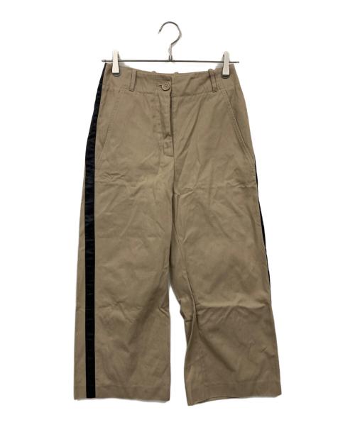 MM6 Maison Margiela（エムエムシックスメゾンマルジェラ）MM6 Maison Margiela (エムエムシックスメゾンマルジェラ) サイドラインチノパンツ ベージュ サイズ:36の古着・服飾アイテム